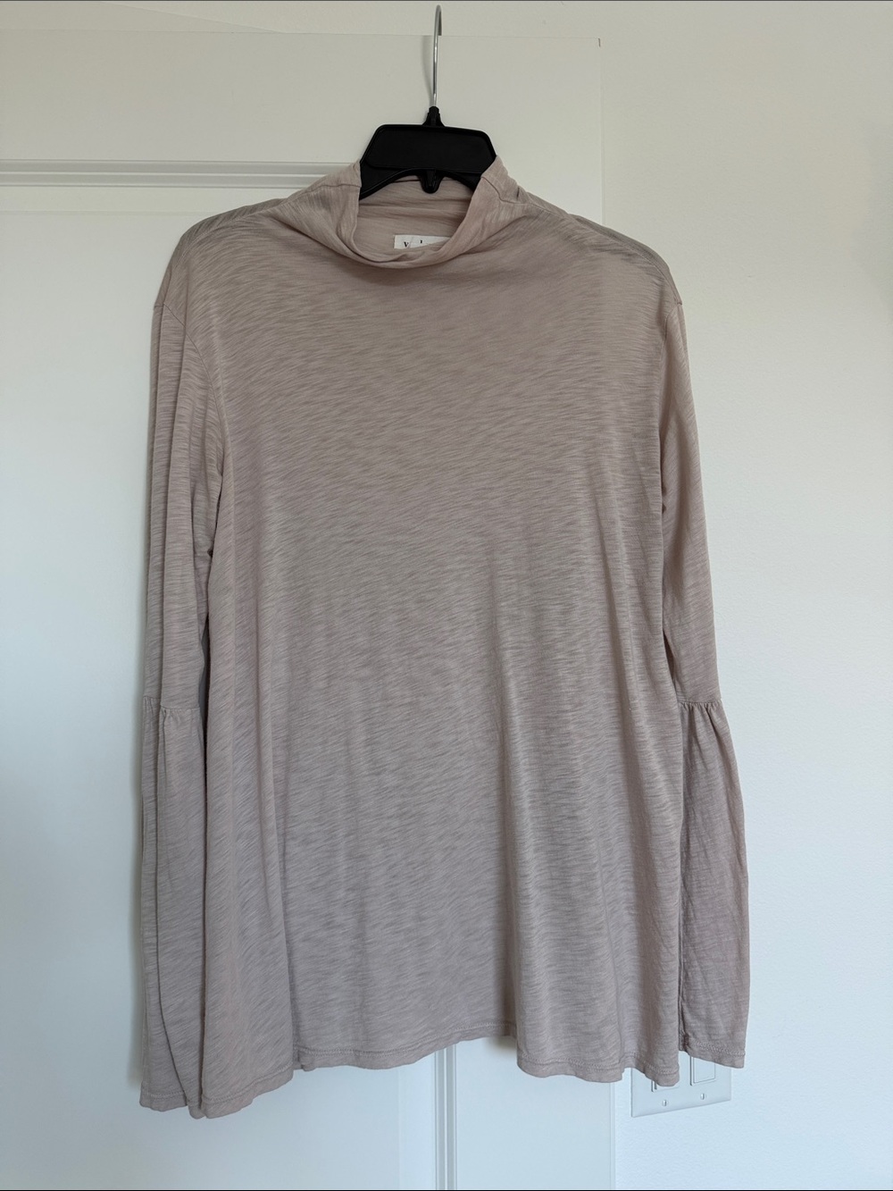 Velvet by Graham & Spencer Light Taupe Turtleneck Sweater